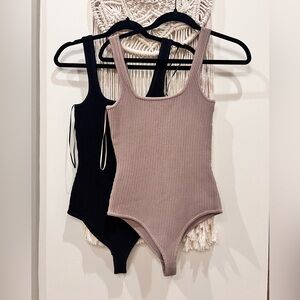 2 Altar’d State ribbed  body suites